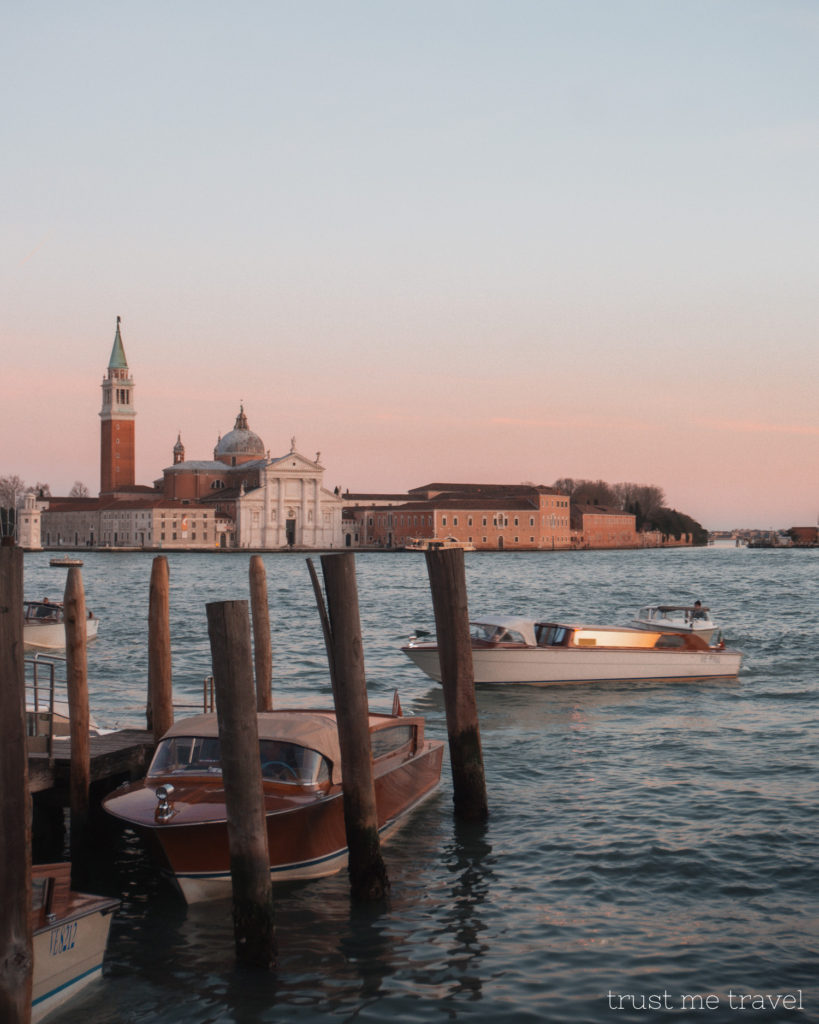 Venice_Boats_at_Sunset